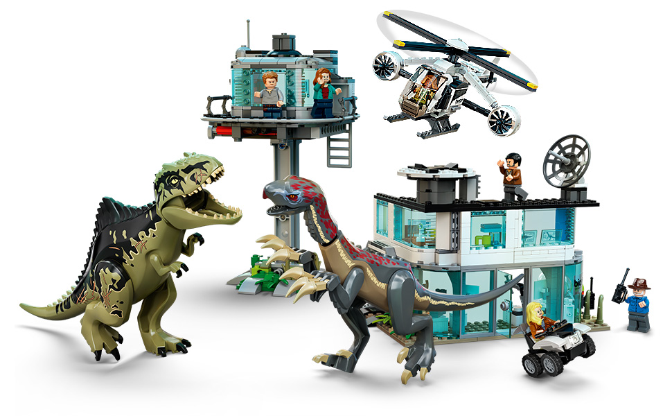 LEGO-Jurassic-World-Giganotosaurus--Therizinosaurus-Attack-76949-658-Pieces-lrm76949